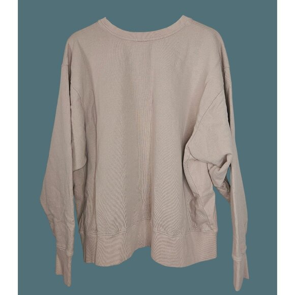 Lacausa Slater Sweatshirt Long Sleeve Minimalist Organic Women L Made in USA - Picture 2 of 5